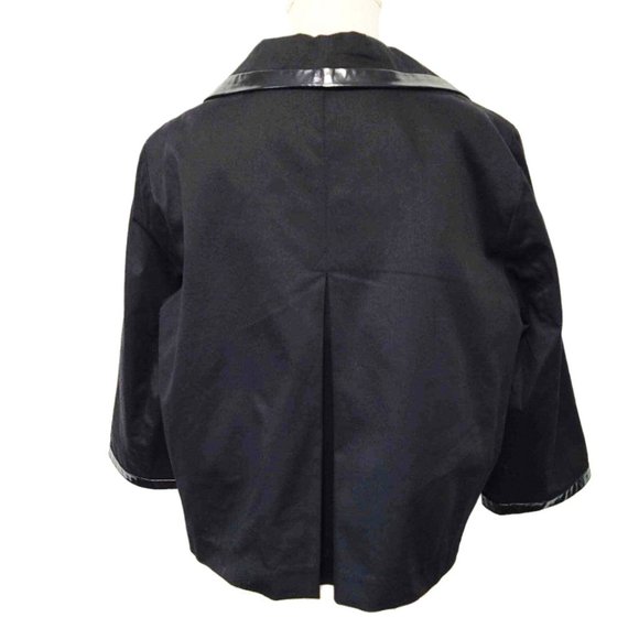 Sandro Sportswear Cotton Quarter Sleeve Crop Lightweight Evening Jacket - Picture 4 of 16